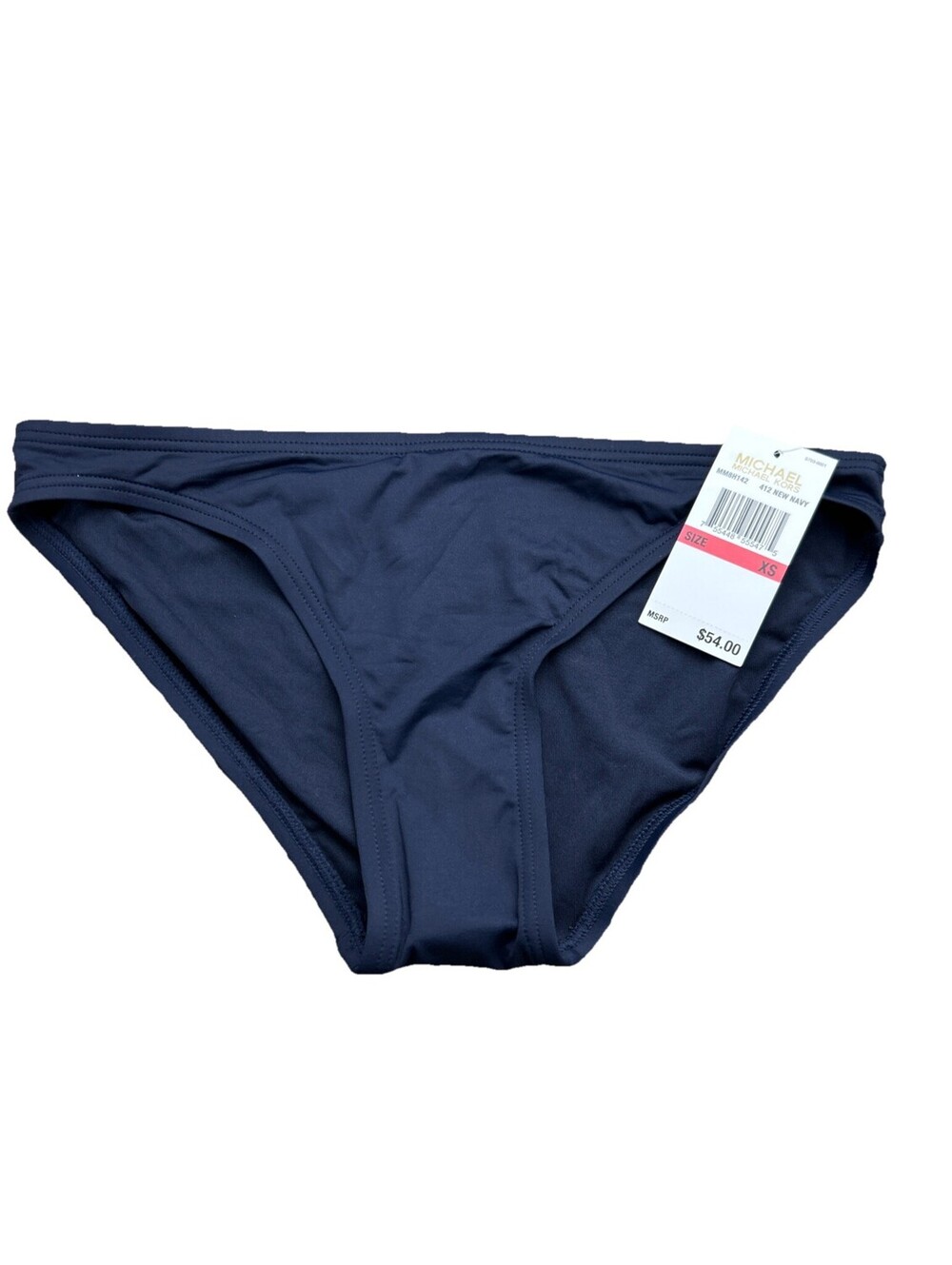 Michael Kors Swimsuit Bikini Bottom Women’s XS Navy MM8H142 Beach Swimwear